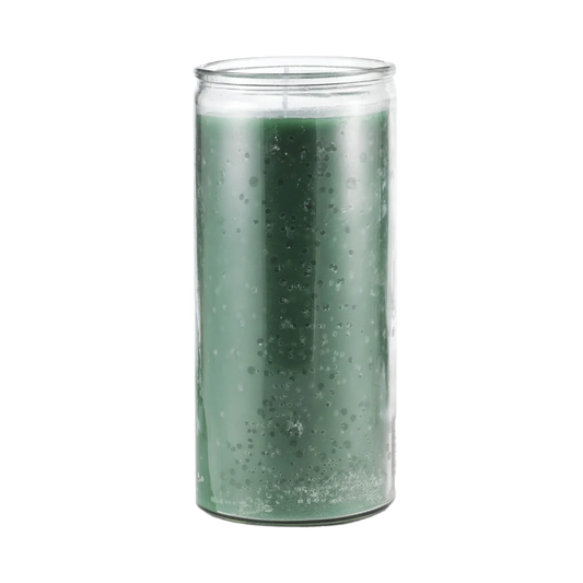 Green 14 Day Plain Candle