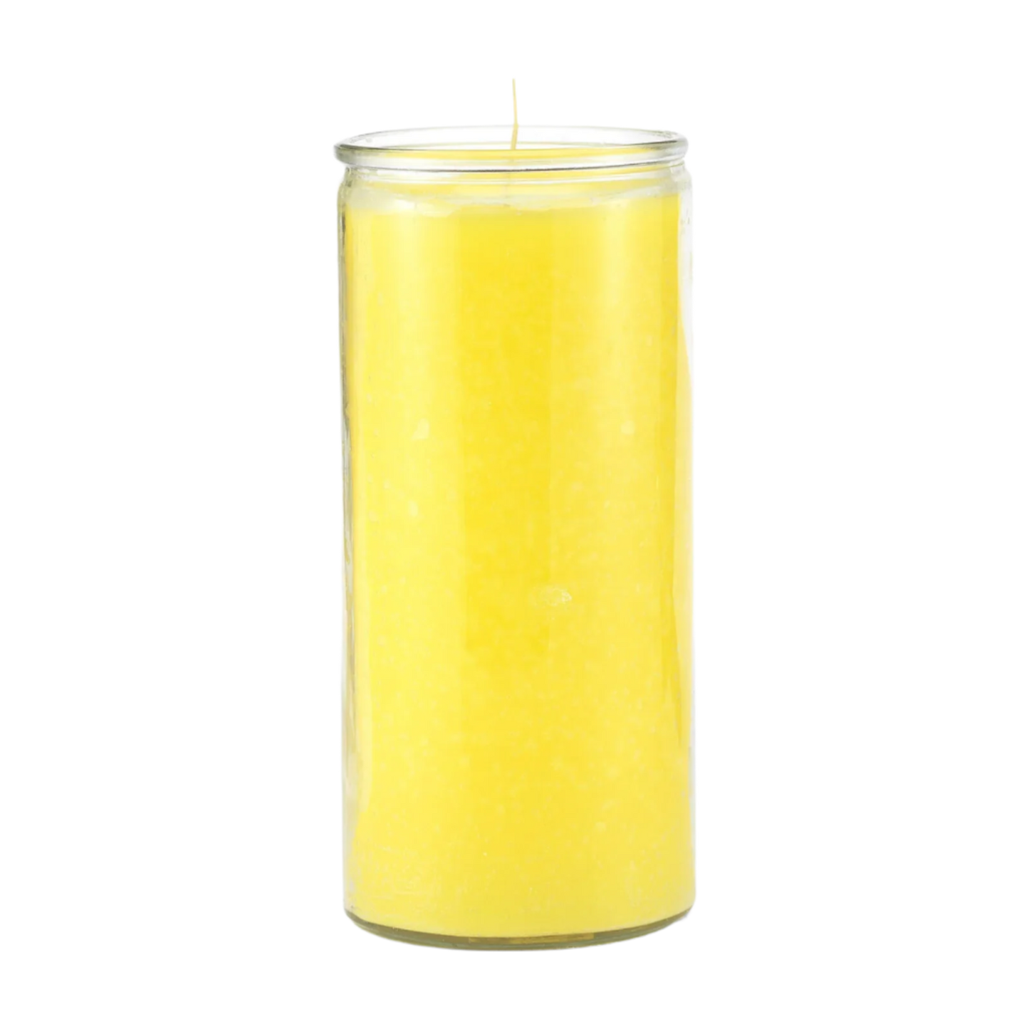Yellow 14 Day Plain Candle