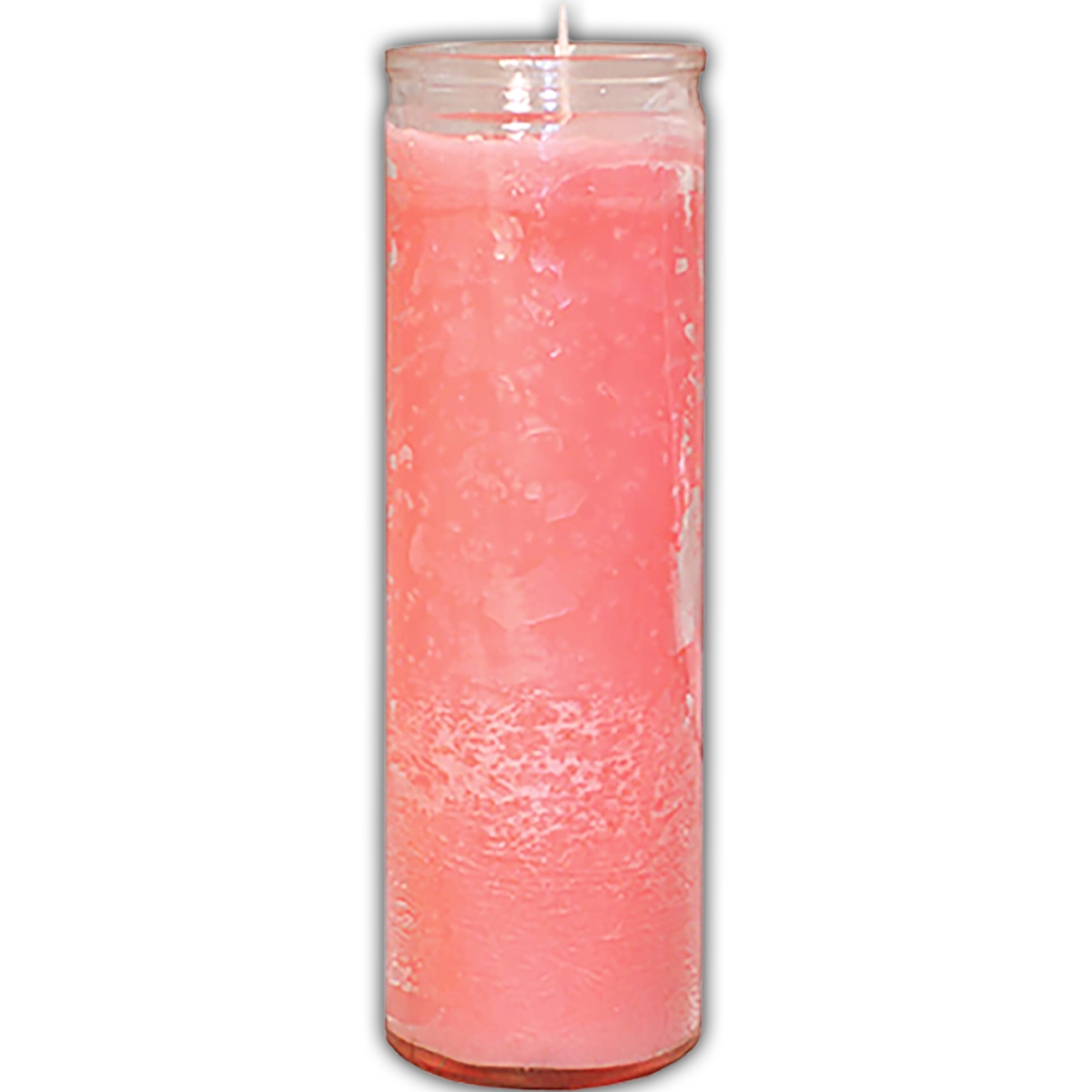 Pink Plain Glass Candle