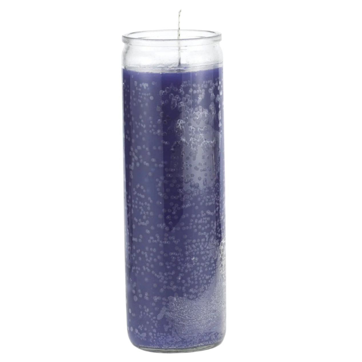 Purple Plain Glass Candle