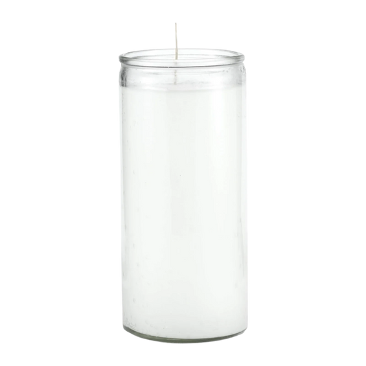 White 14 Day Plain Candle